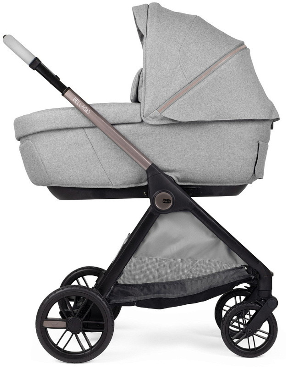 Коляска Chicco Bellagio 3 в 1 с автокреслом Kory Plus Black Satin Lunar Rock