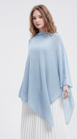 Накидка женская Т027-04 голубая