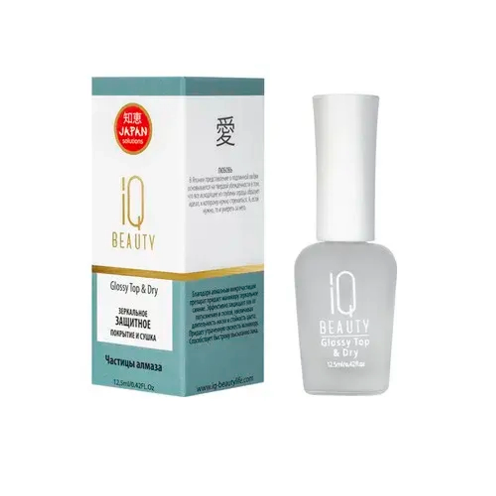 IQ Beauty Зеркальное защитное покрытие и сушка, 12,5 мл