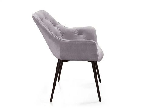 Стул Archi, бархат светло-серый 26, опора конус