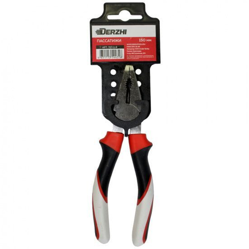 Пассатижи DERZHI 160 мм АРТ. 727-1-6