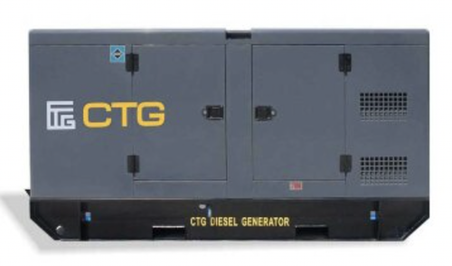 Дизельный генератор CTG 28IS-M в кожухе