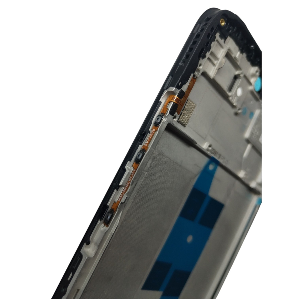 Xiaomi Redmi 15 4G (25062RN2DY) - рамка дисплея (корпус) + шлейф кнопок громкости и включения (АСЦ)