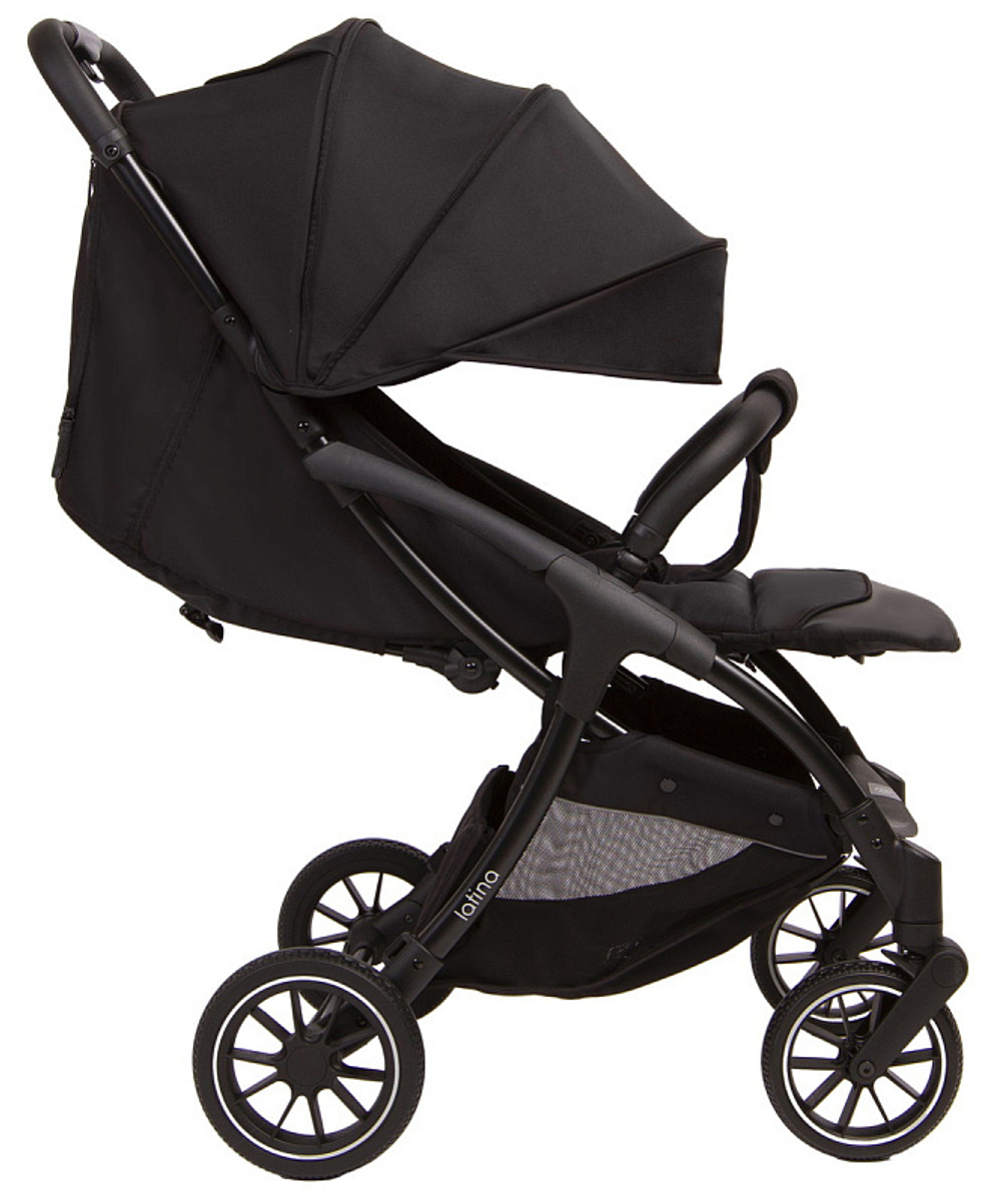 Коляска прогулочная Peppy Latina (black cosmos) черная