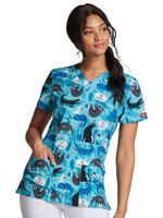 Топ медицинский женский Dickies DK717, ленивец, XS