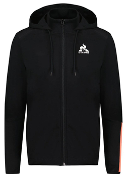 Мужская теннисная кофта Le Coq Sportif Training SP Full Zip Hoody N°2 M - черный