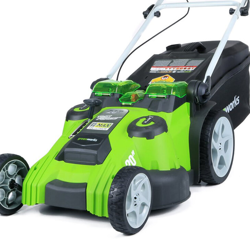 Газонокосилка аккумуляторная GREENWORKS TwinForce G40LM49DB 40В,49см,без АКБ и ЗУ (2500207)