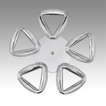 8239/5CL LEDIO LN25 000 хром, металл/пластик Люстра потолочная с ПДУ LED 65W 3000-6000K 220V RUANA