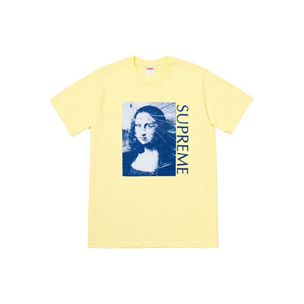 Supreme SS18 Mona Lisa Tee Pale Yellow T