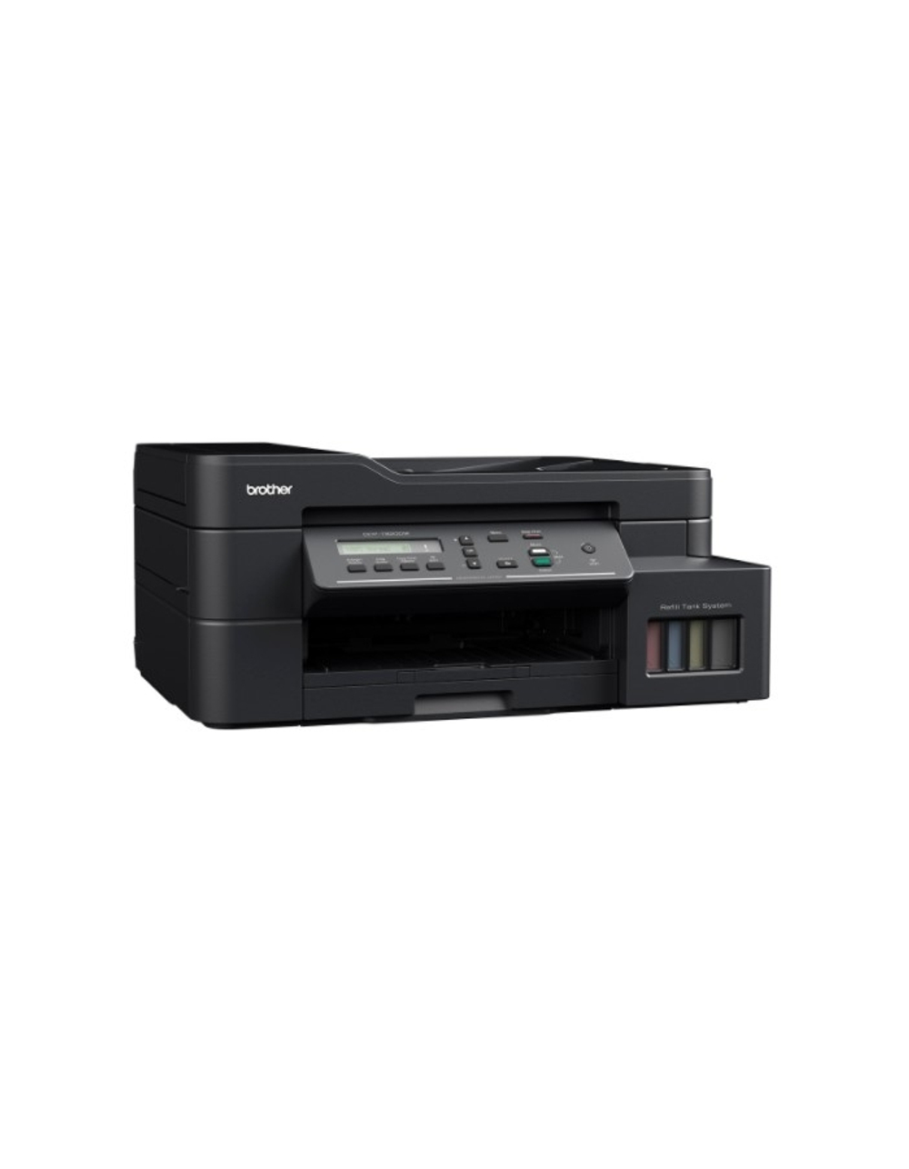 Brother DCP-T820DW МФУ, А4, цветной струйный, 17/16,5 стр/мин, 128Мб, дуплекс, ADF20,WiFi,LAN, обх.лоток 80л, старт.картр.2xBK,1xCMY(DCPT820DWR1)