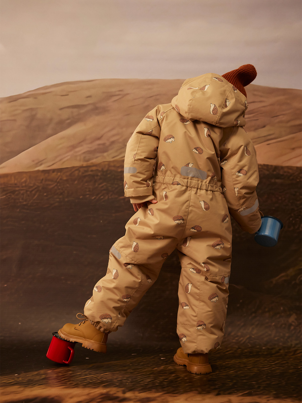 ПРЕДЗАКАЗ Комбинезон демисезонный Mjölk Hedgehogs, утеплитель 150гр/м2