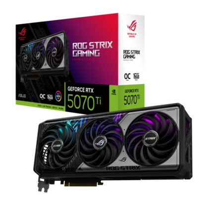 Видеокарта ASUS GeForce RTX 5070 TI ROG STRIX GAMING OC (ROG-STRIX-RTX5070TI-O16G-GAMING)