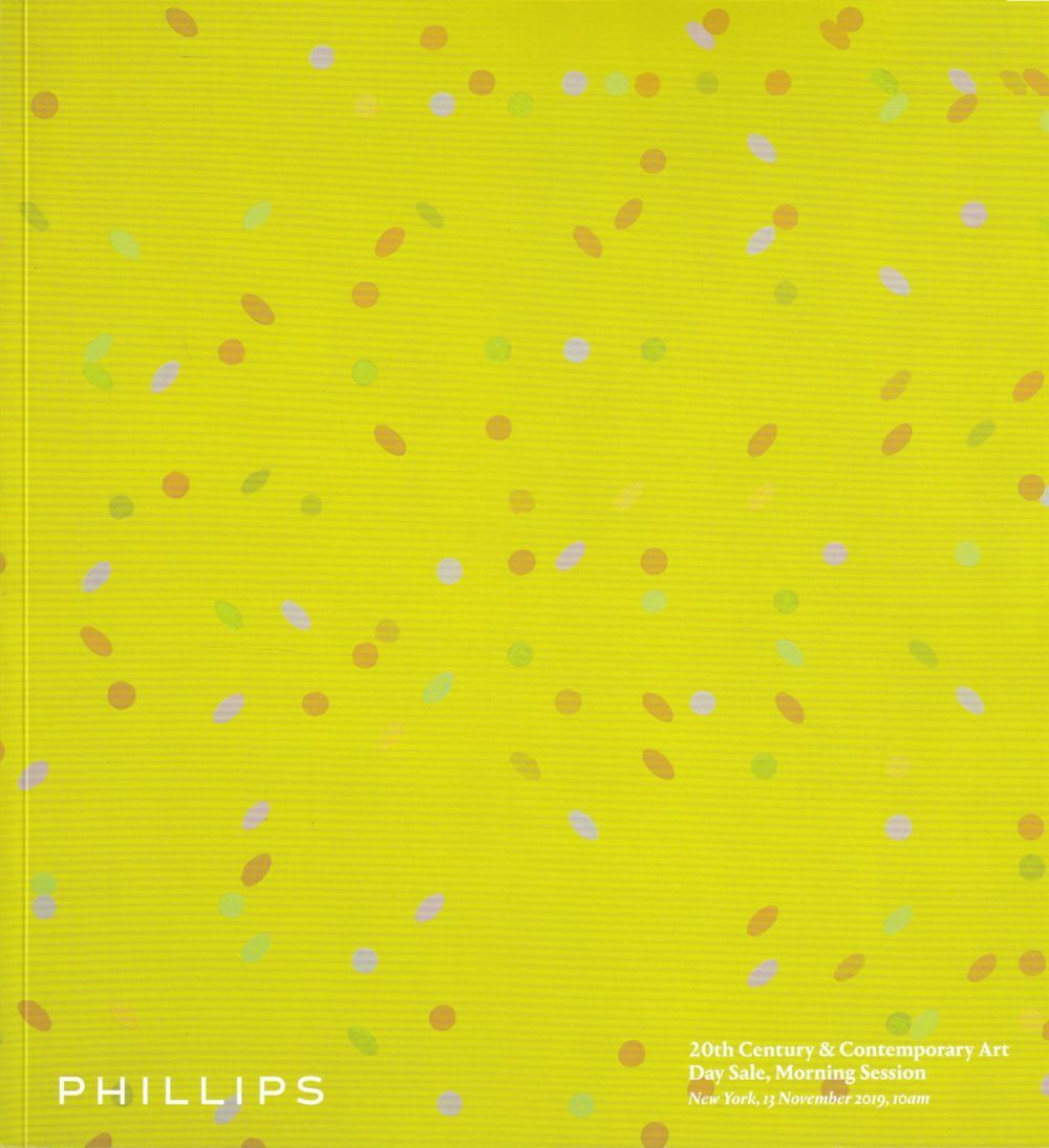 Каталог аукциона Phillips, Нью-Йорк, Искусство ХХ века и современное искусство: утренний аукцион от 13 ноября 2019 года