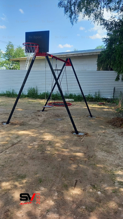 Монтаж уличных качелей Sv Sport