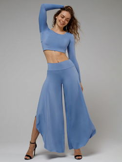 Брюки Палаццо Tulip, Голубой