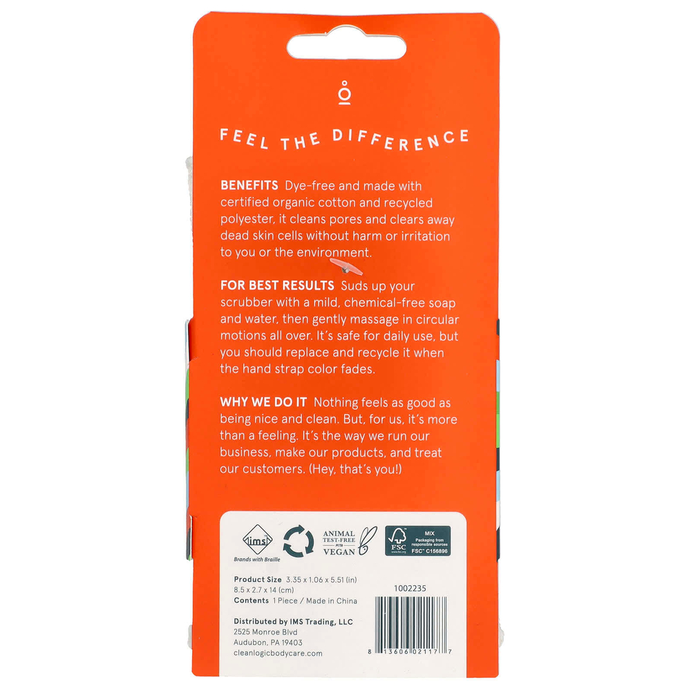 CleanLogic, Устойчивое отшелушивающее средство для тела, белое, 1 шт.