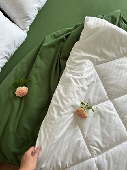 Одеяло облегченное "Термофайбер РБ (поплин)" 200 гр/м2 ЕВРО (разные расцветки)