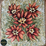 Набор чехлов на табурет из гобелена Оранжевое лето (33х33 см) - 4шт