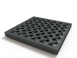 Решетка пластиковая усиленная к дождеприемнику