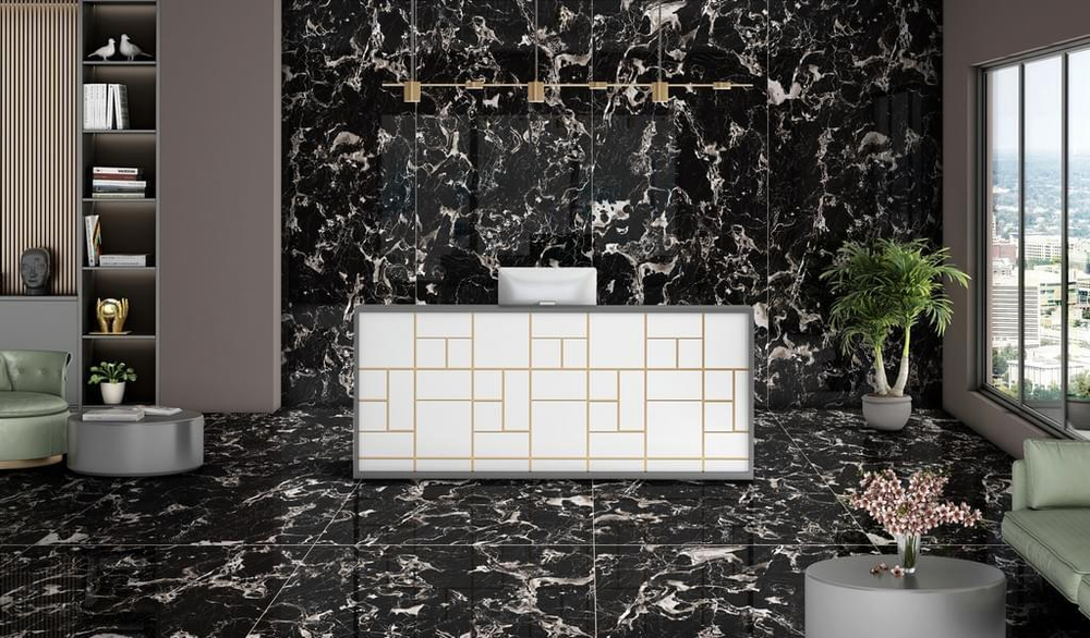 Ennface Slab Onyx Pearl Matt 120x280