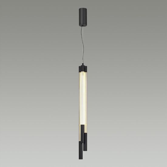 4393/30L HIGHTECH ODL24 143 металл/черный/акрил Подвесной светильник IP20 LED 30W 1400Лм 3000K 220V ANTA