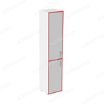 Белый/красная кромка без орнамента