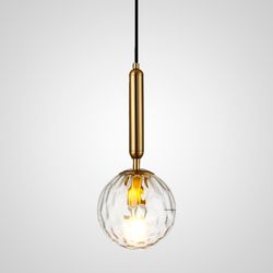 Подвесной светильник RAFFIN Gold/Transparent