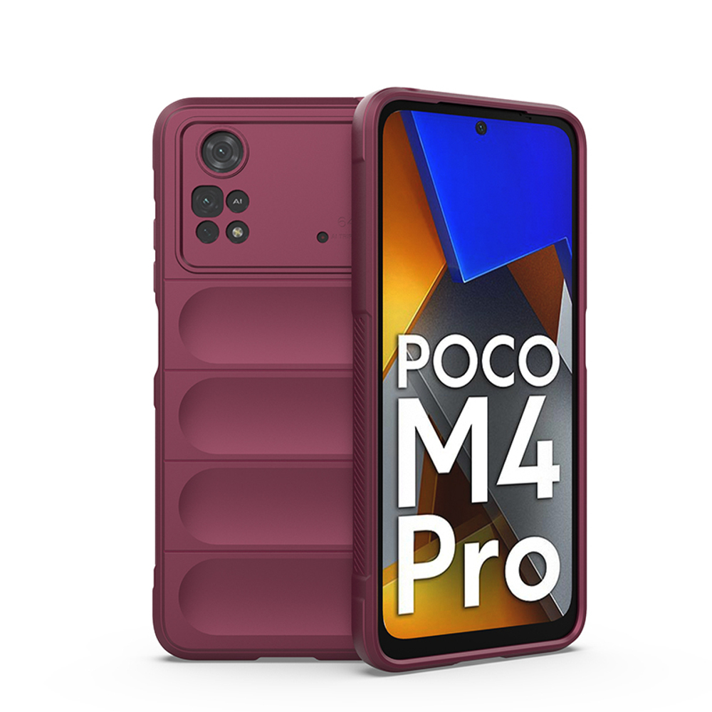 Противоударный чехол Flexible Case для Xiaomi Poco M4 Pro 4G