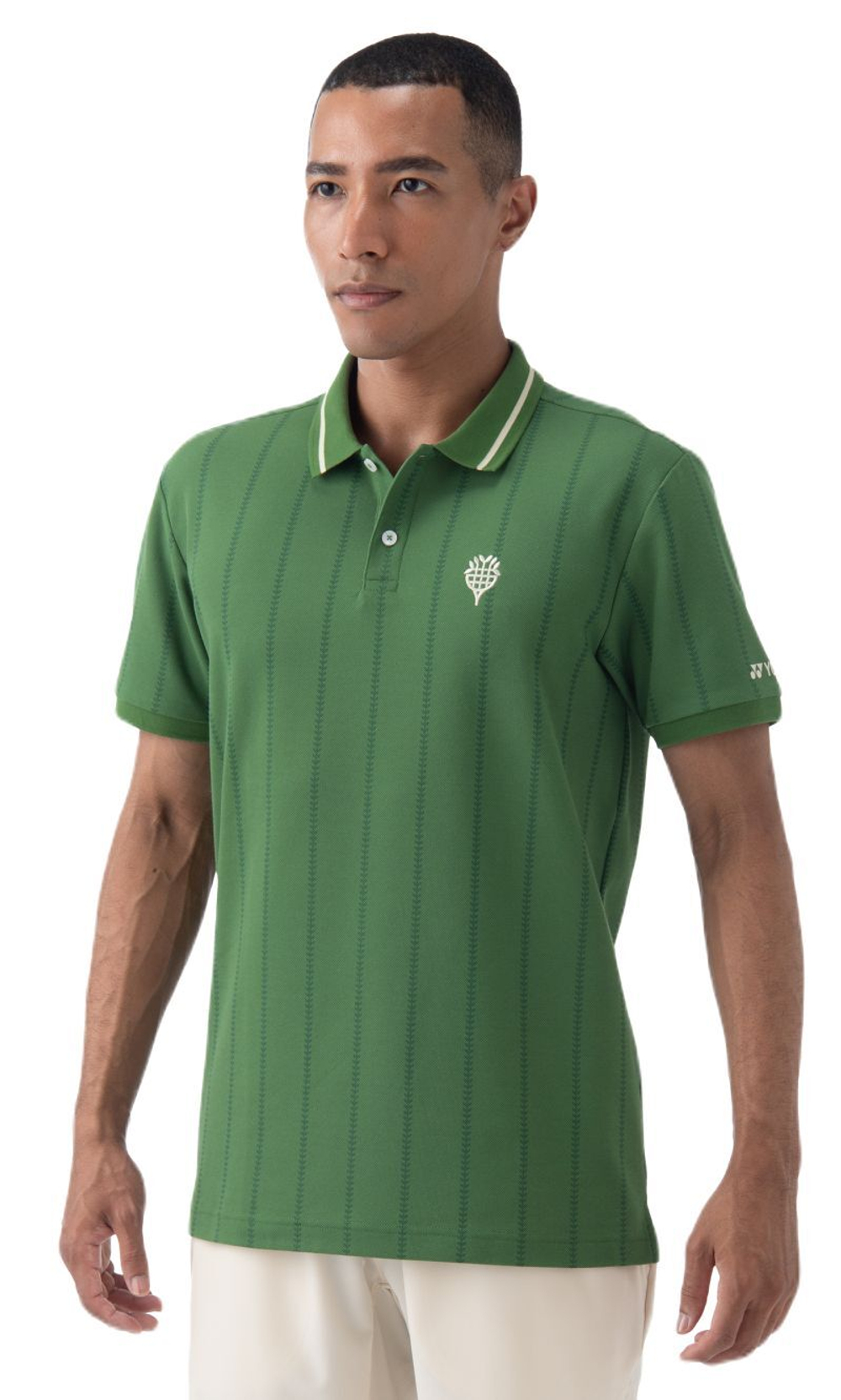 Теннисное поло Yonex Polo Shirt - olive green