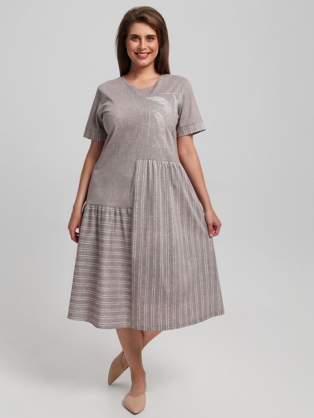 Платье Баронесса-1 Виотекс БЕЖЕВЫЙ