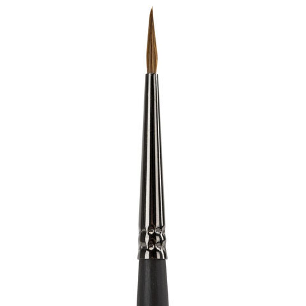 Кисть художественная проф. BRAUBERG ART CLASSIC, колонок, круглая, № 1, короткая ручка, 200930