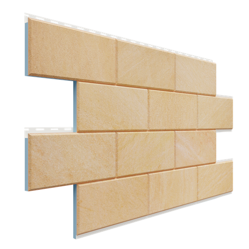 Фасадные панели (Цокольный Сайдинг) Доломит Дагестанский камень Двойные  Аморило