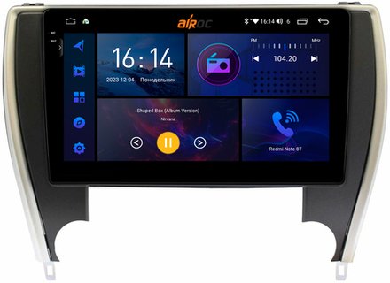 Магнитола для Toyota Camry 2014-2018 (USA) - AIROC 2K RI-1117U Android 12, QLed+2K, ТОП процессор, 8/128Гб, CarPlay, SIM-слот