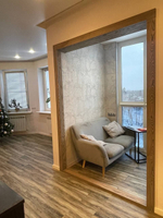 Отделка проема из массива ясеня