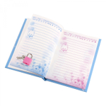 Блокнот в футляре, 14,5 см * 20,5 см, 7БЦ, Alingar, ламинация, замочек, вн.блок с дизайном, в линию, 45 л., "Медвежонок", розовый