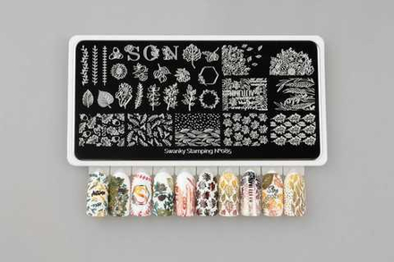 Пластина Swanky Stamping 085 осень