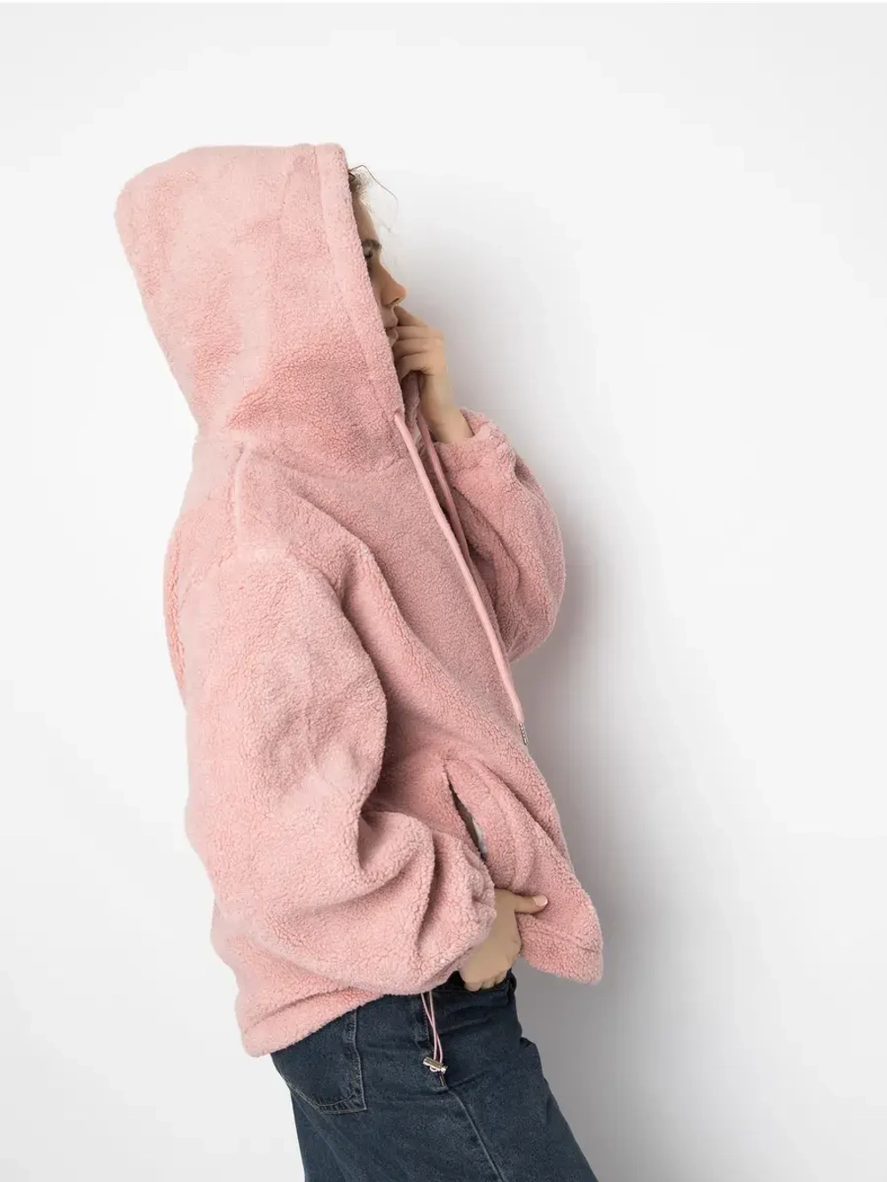 Толстовка плюшевая с капюшоном