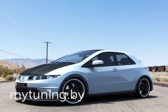 Сплитер переднего бампера для Honda Civic 8