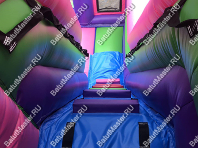 Батут-горка "Двойной эффект 3" 9*4*6 м