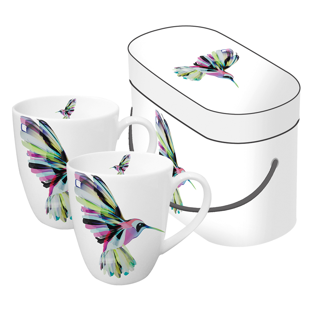 Набор кружек 2шт Paperproducts Design Hummingbird