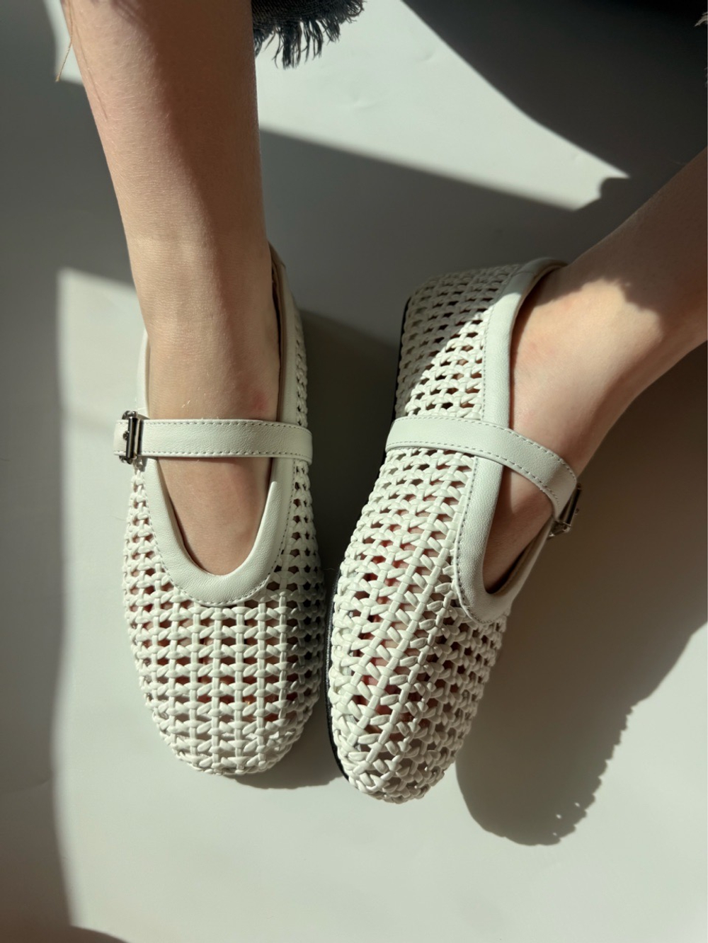 Балетки из натуральной кожи LAURA