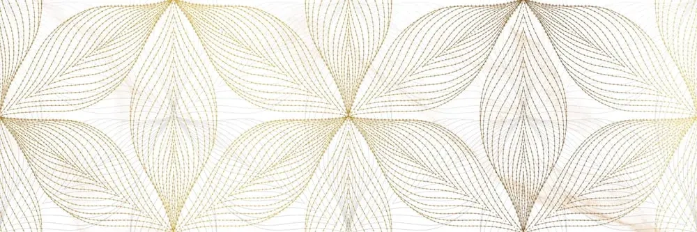 Декоративная плитка Alma Ceramica DWA11DEA014 Dea 200x600 бежевая глянцевая с орнаментом