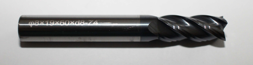 Фреза концевая тв.спл.   SF-Force φ8×19×60×d8-Z4   HRC45 TIALN