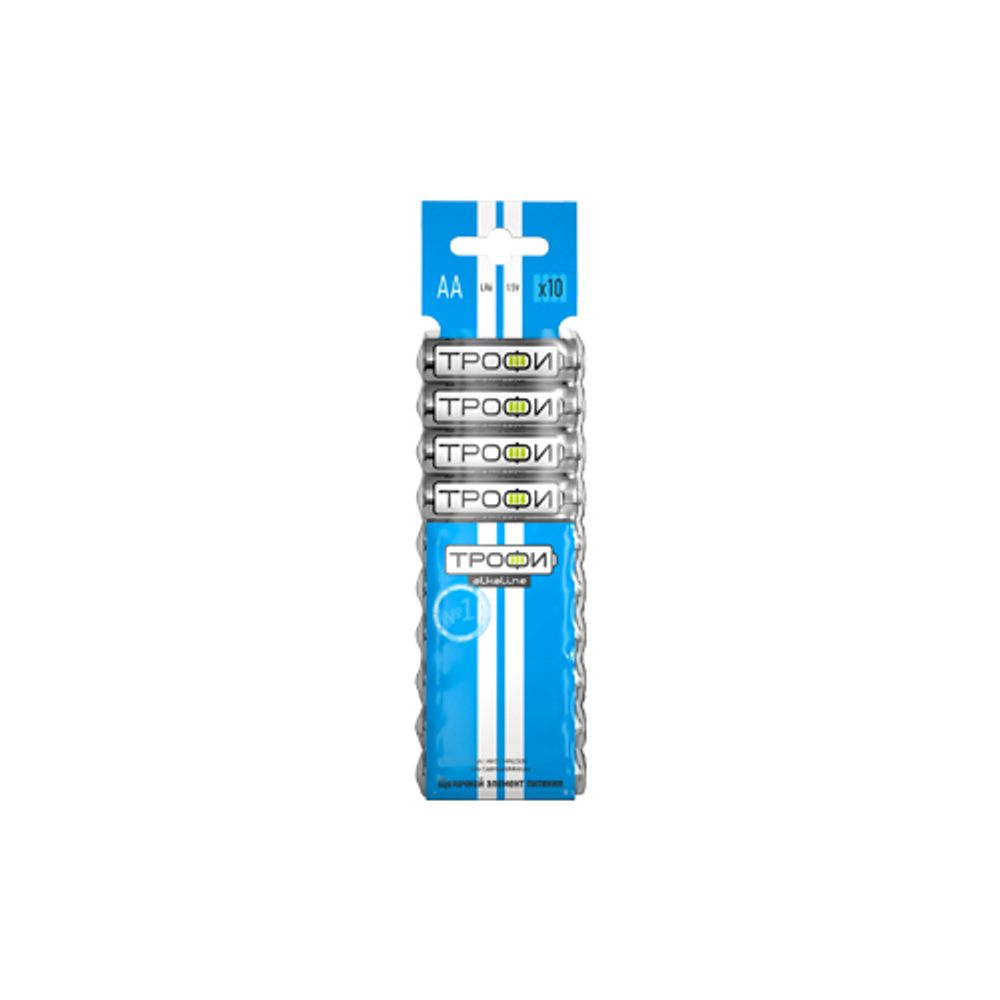 Батарейки Трофи LR6-10BL ENERGY POWER Alkaline
