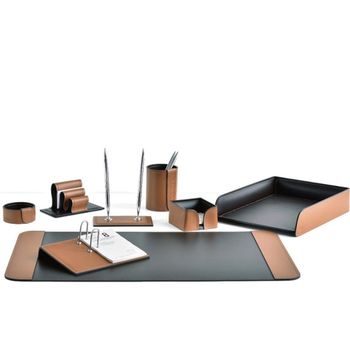 Настольный набор из кожи Cuoietto серии Business из 8 предметов (NBCTabCh8.1)