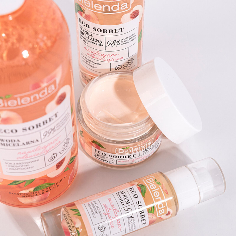 Bielenda Eco Sorbet Peach - питательный увлажняющий крем /   50  ml  / GTIN 5902169045333