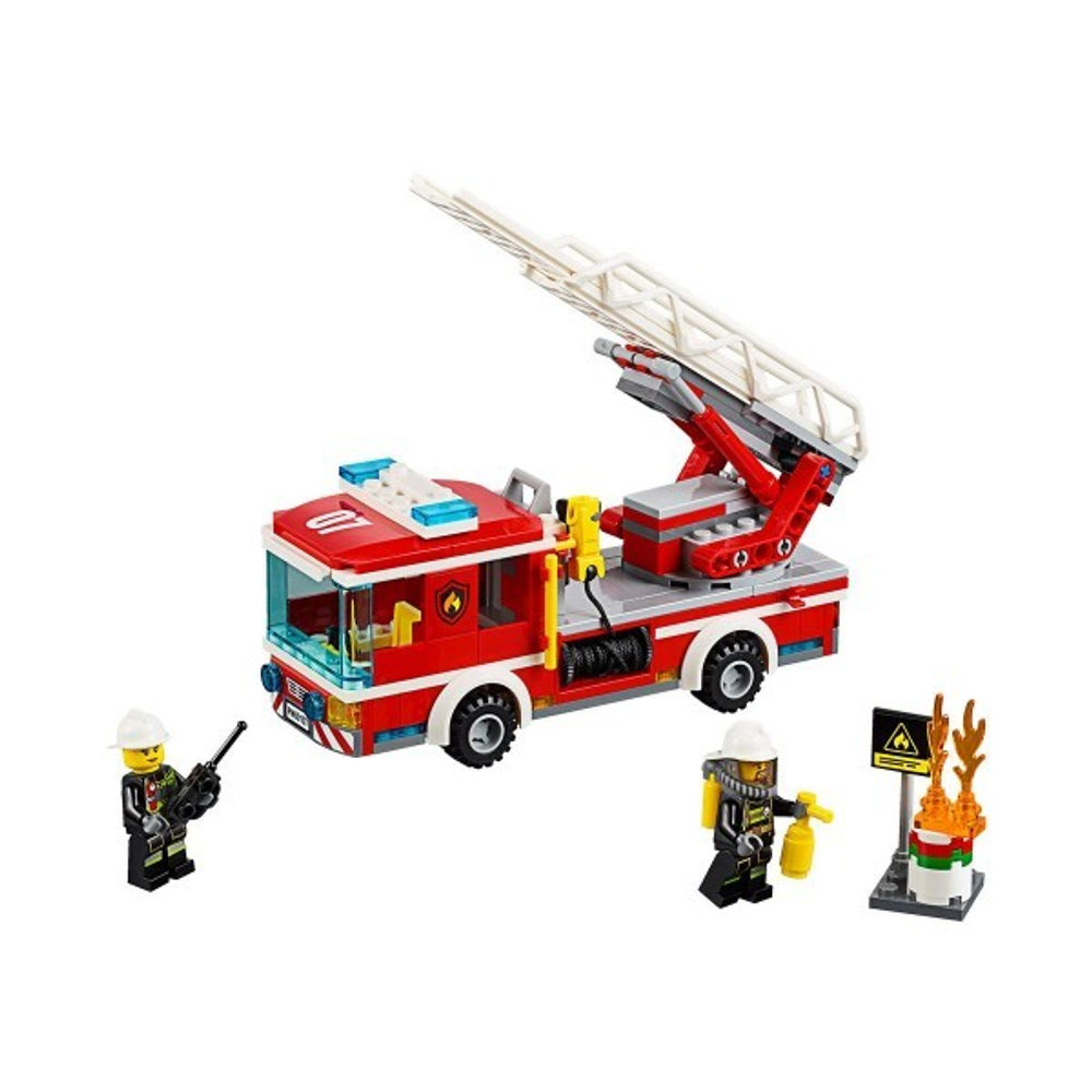 LEGO City: Пожарный автомобиль с лестницей 60107 — City Fire Ladder Truck — Лего Сити Город