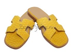 Сандалии из кожи питона SH-16