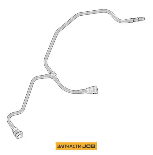 Трубка топливная JCB 320/07162