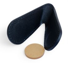 Пенал для мела магнитный «GL 2» черный (натуральная кожа)